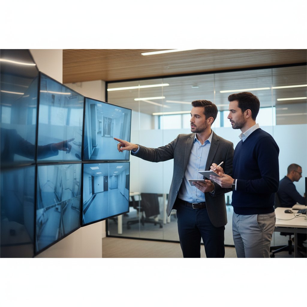 Security audit team conducting assessment